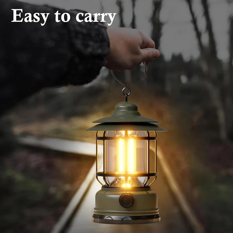 Rechargeable Retro LED Camping Lantern - Image 9