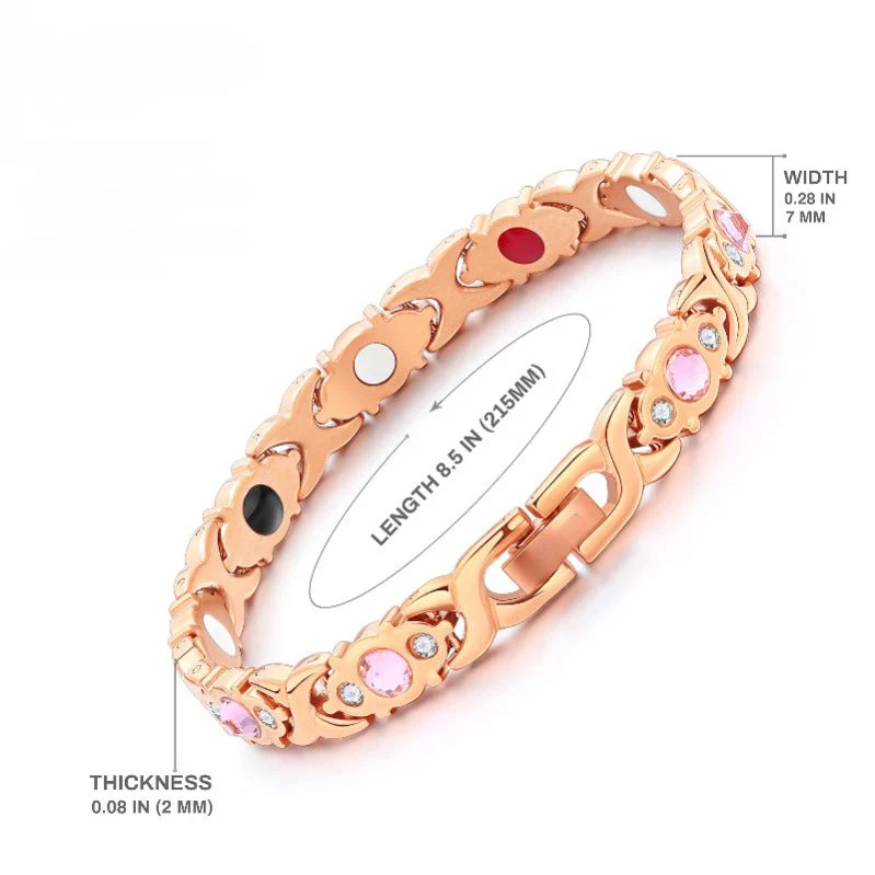 Rose Gold Magnetic Bracelet - Image 3