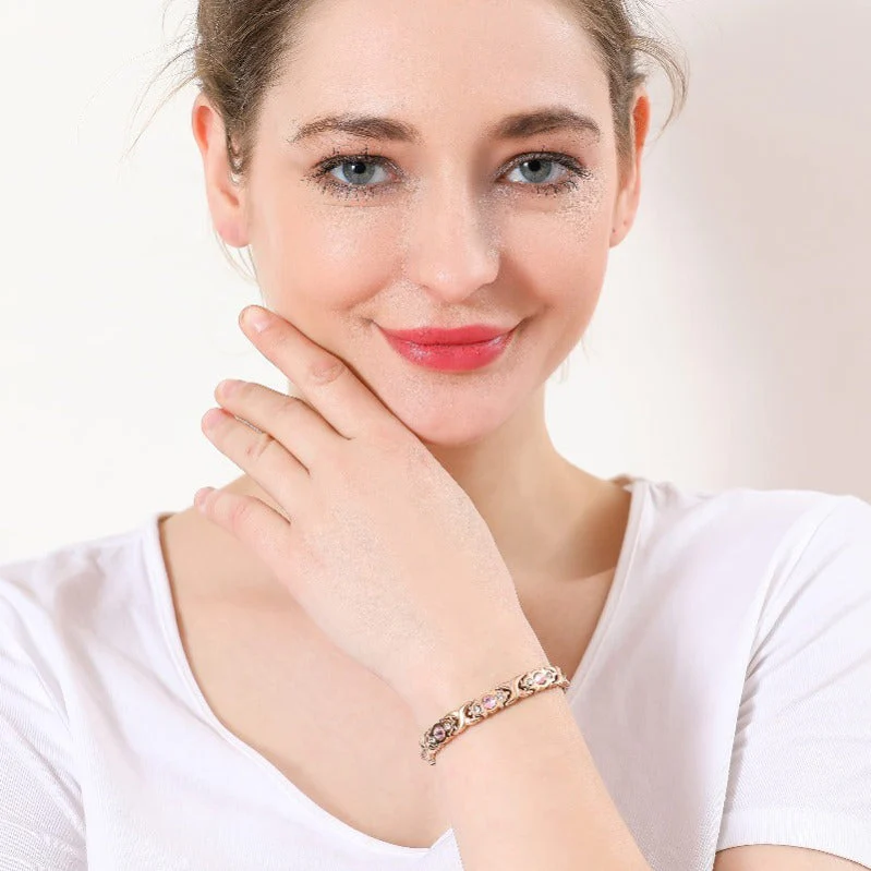 Rose Gold Magnetic Bracelet - Image 4