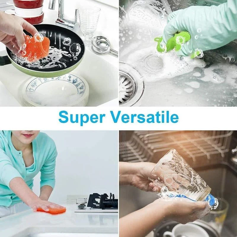 Silicone Dish Sponge Set - Image 4