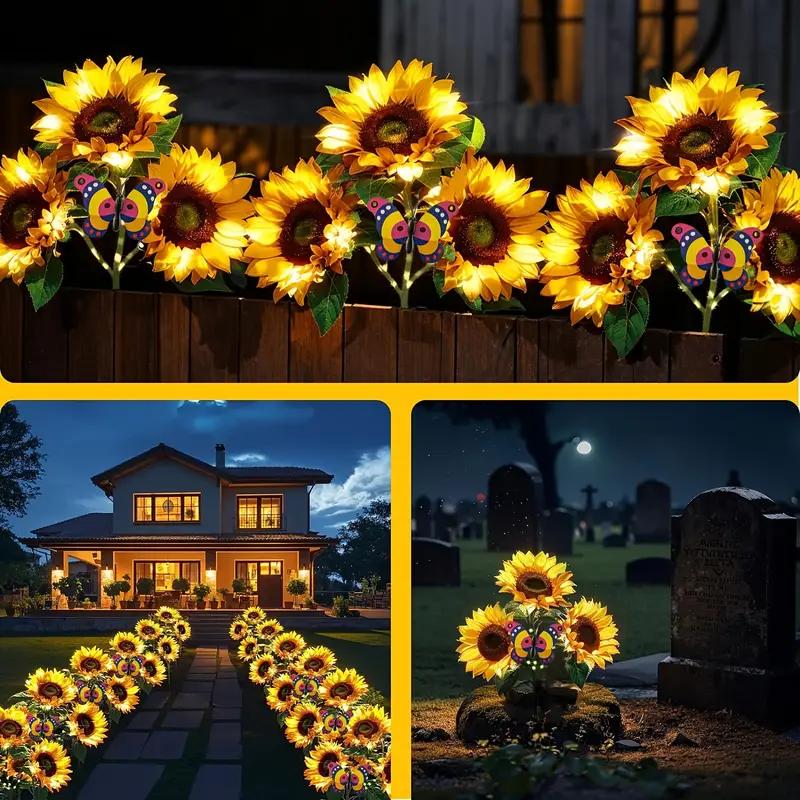 Solar LED Sunflower Garden Lights - Image 10