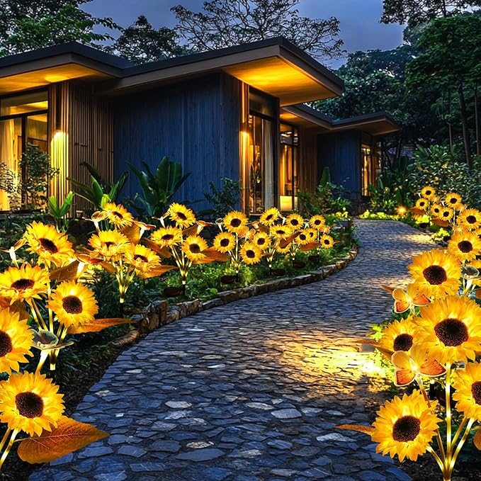 Solar LED Sunflower Garden Lights - Image 12