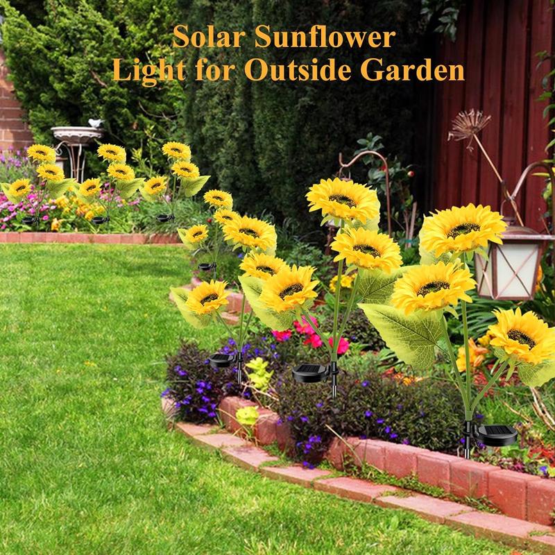 Solar LED Sunflower Garden Lights - Image 7
