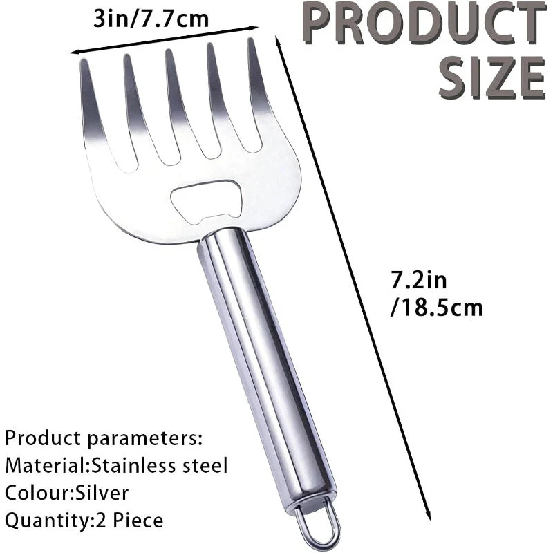 Stainless Steel Meat Shredding Claws - Image 2