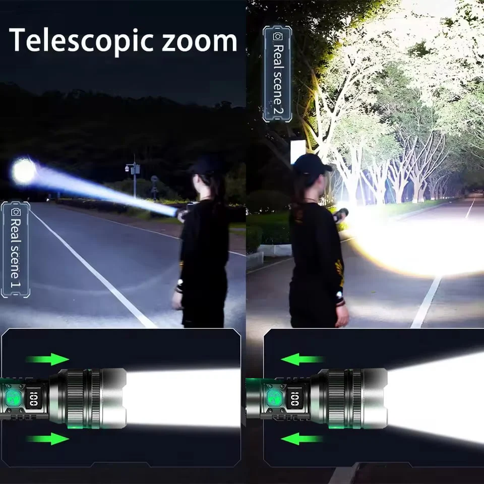 StormBeam Rechargeable Flashlight with Telescoping Zoom - Image 3