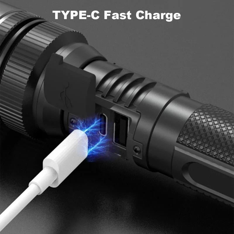 StormBeam Rechargeable Flashlight with Telescoping Zoom - Image 6