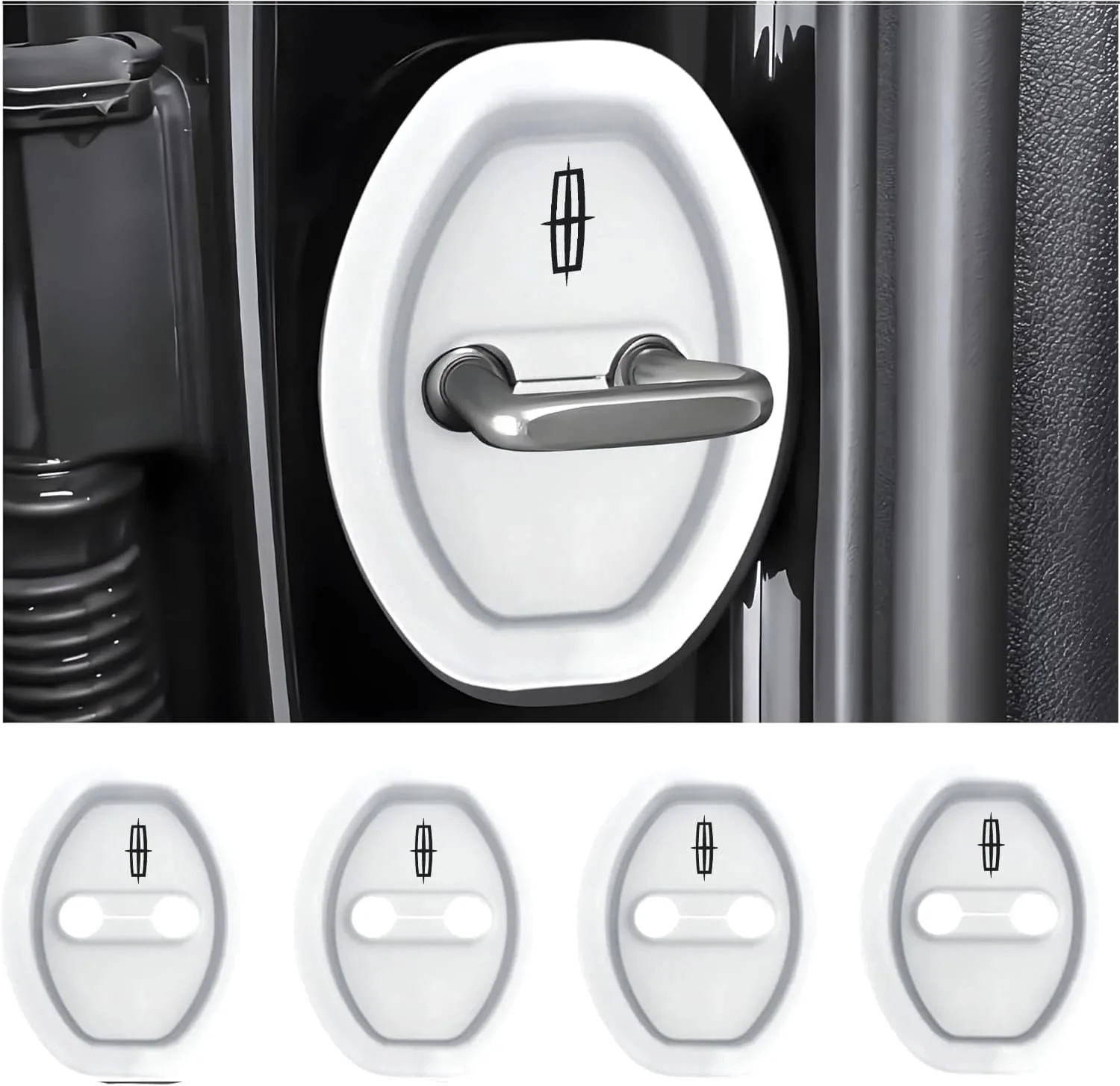 Eptchn Universal Silicone Car Door Latch Covers– 4PCS Anti-Rust Noise Dampers - Image 63