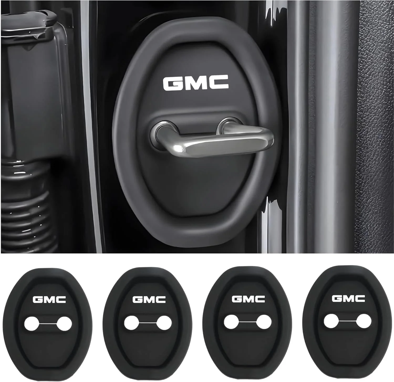 Eptchn Universal Silicone Car Door Latch Covers– 4PCS Anti-Rust Noise Dampers - Image 70