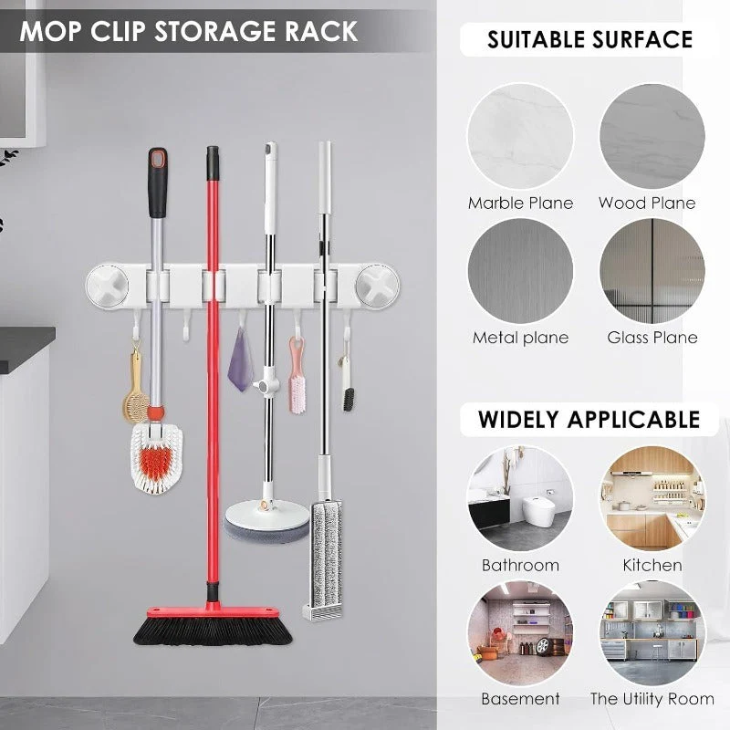 Vacuum Mop Holder Rack - Image 3