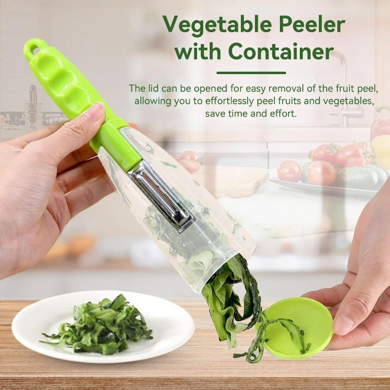 Vegetable Peeler with Container - Image 4