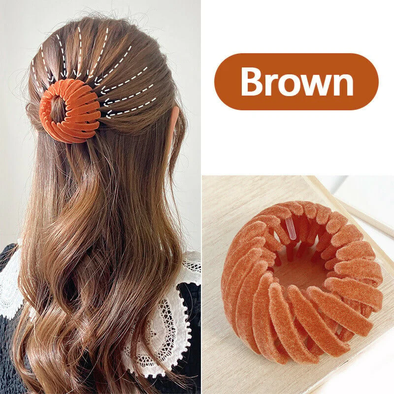 Versatile Velvet Hair Coiler - Image 8