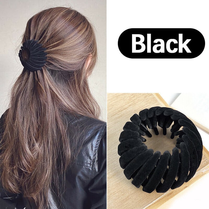 Versatile Velvet Hair Coiler - Image 9