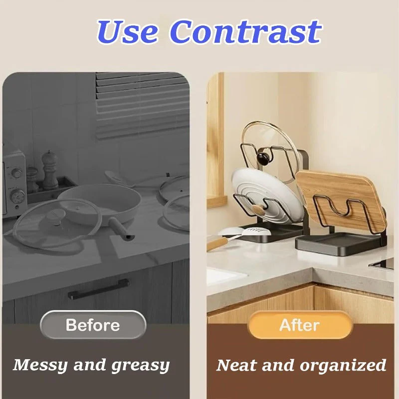 Vertical Pot Lid Organizer - Image 5