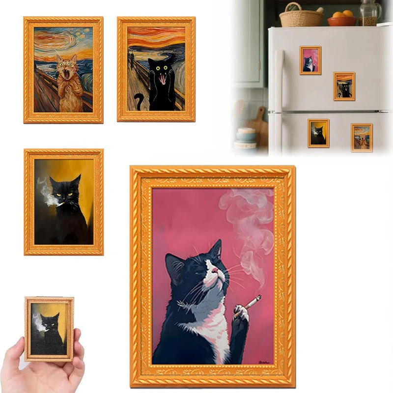 Vintage Cat Fridge Magnet - Image 11