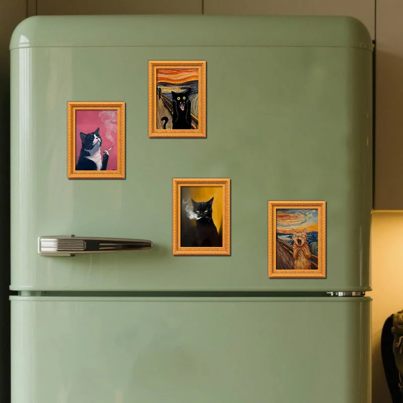 Vintage Cat Fridge Magnet - Image 3