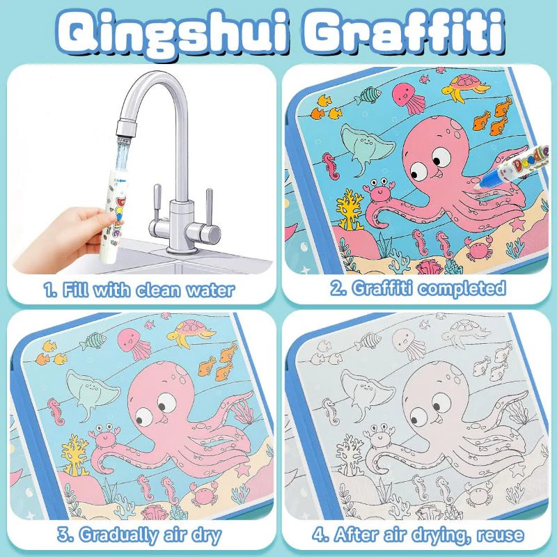 Water Coloring Book Set - Image 2