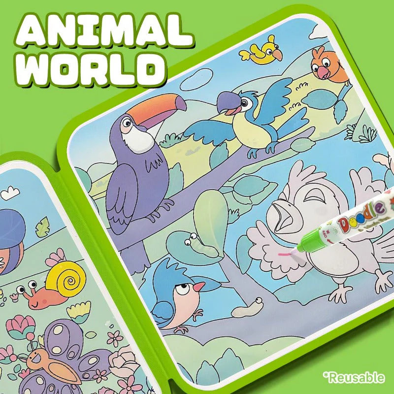 Water Coloring Book Set - Image 4
