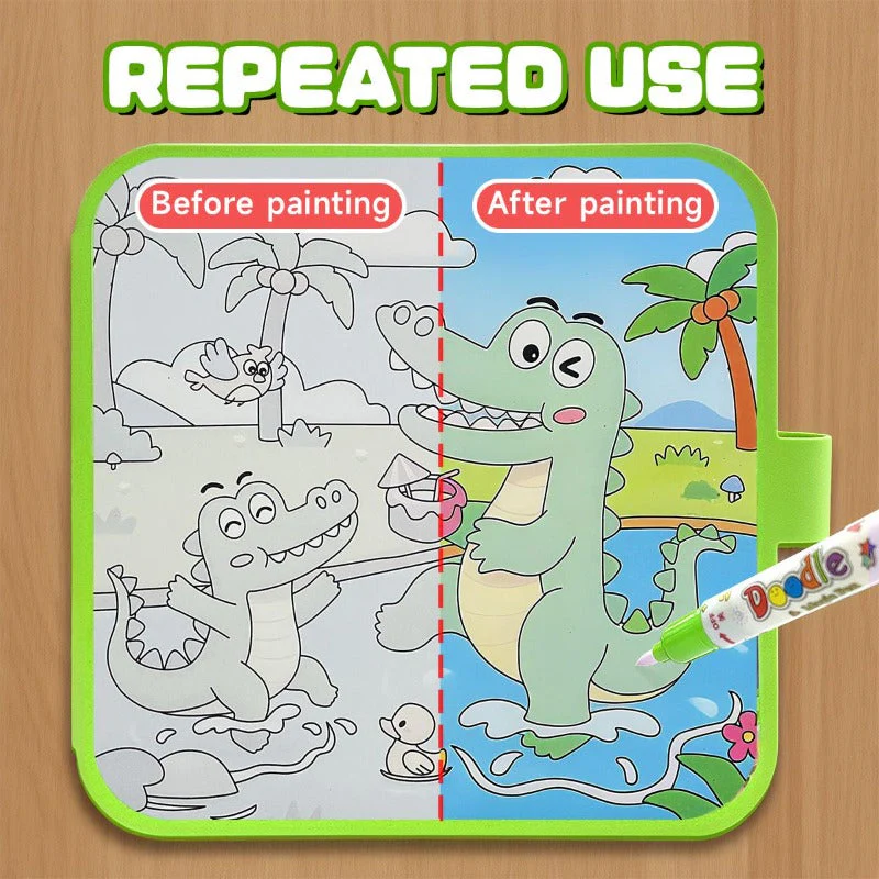 Water Coloring Book Set - Image 8