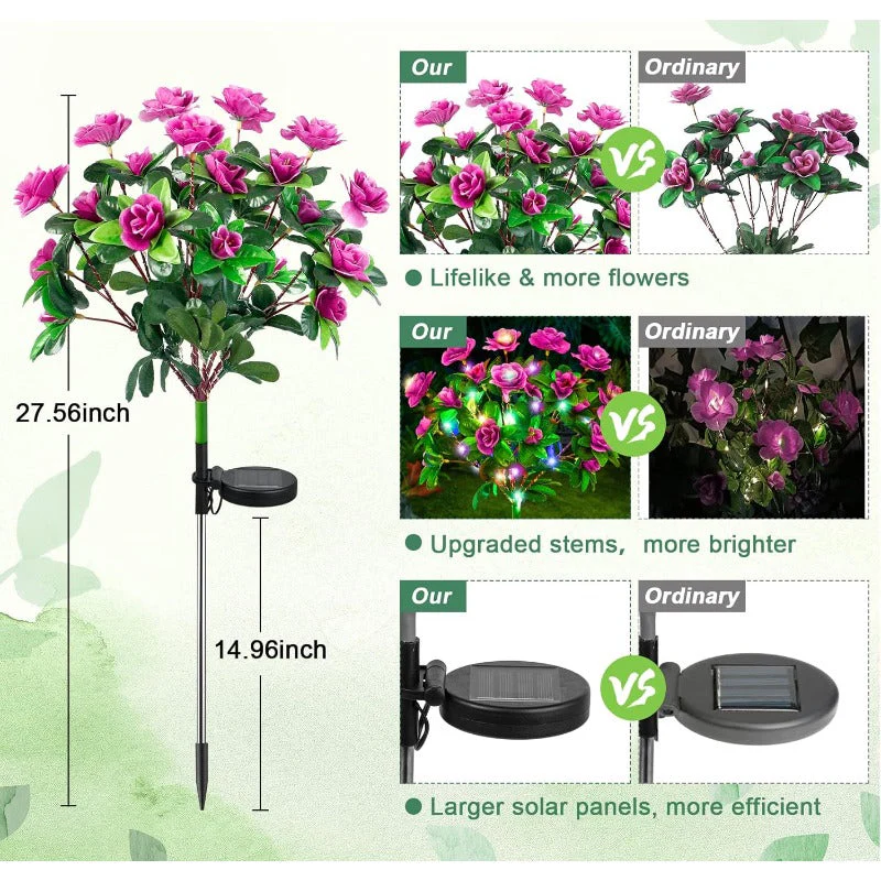 Waterproof Solar Azalea Lights - Image 2