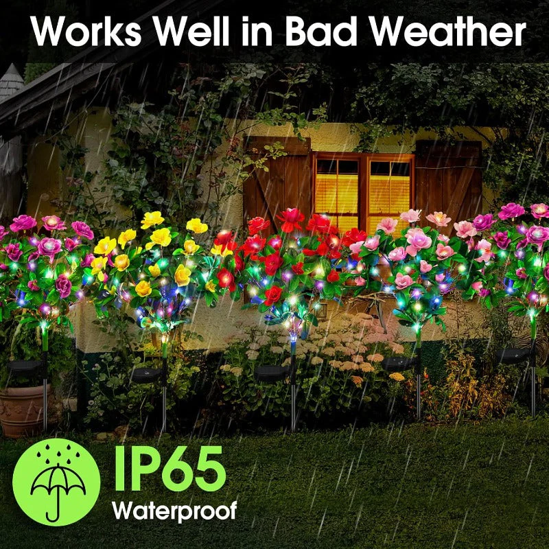 Waterproof Solar Azalea Lights - Image 4