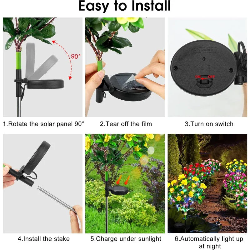 Waterproof Solar Azalea Lights - Image 7