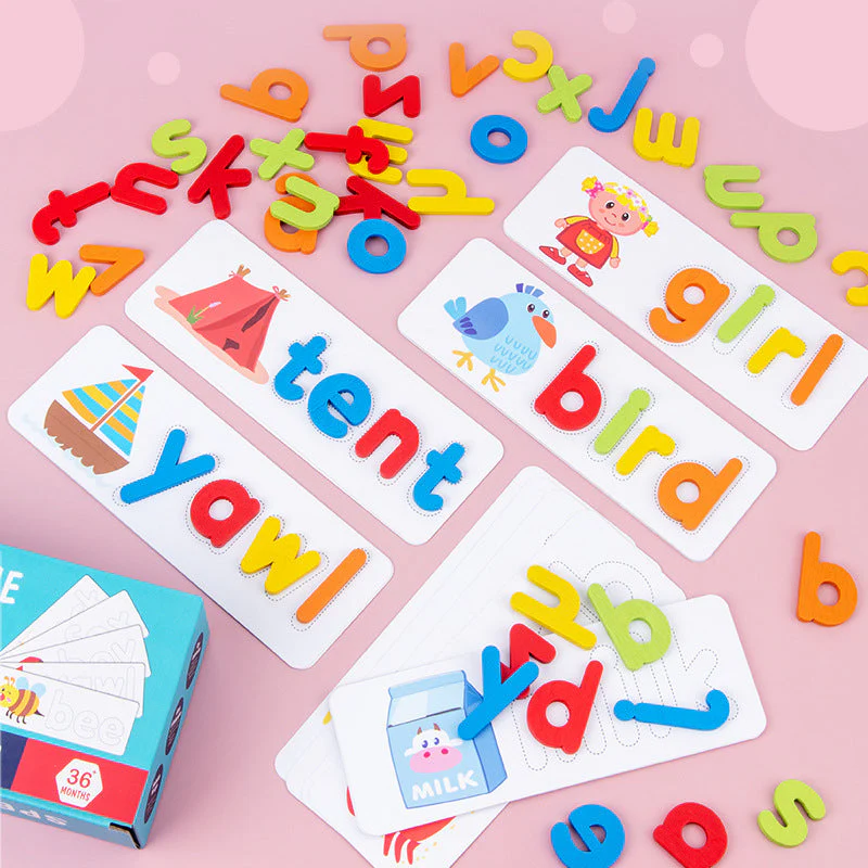 Wooden Alphabet Word Learning Set - Image 2