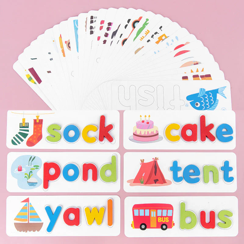 Wooden Alphabet Word Learning Set - Image 3
