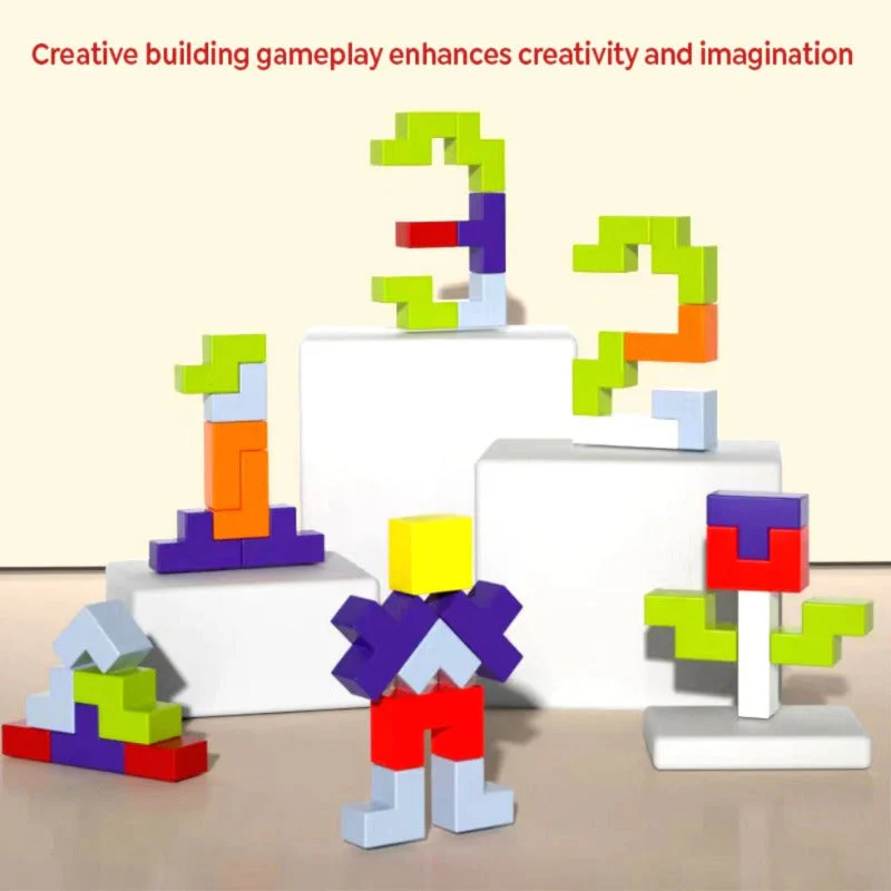 Wooden Block Puzzle Set - Image 3